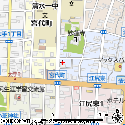 静岡県静岡市清水区本郷町5-14周辺の地図