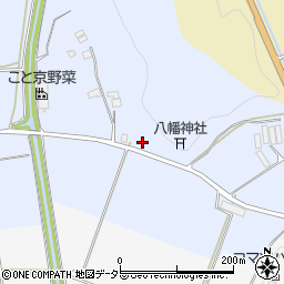 京都府亀岡市本梅町中野（流田）周辺の地図