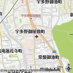 京都府京都市右京区宇多野御屋敷町11周辺の地図