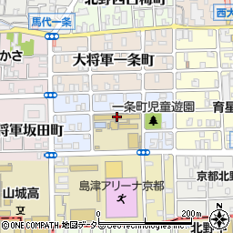 京都市立大将軍小学校周辺の地図