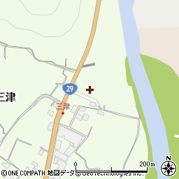 兵庫県宍粟市山崎町三津44周辺の地図