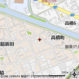 静岡県静岡市清水区北脇新田226周辺の地図