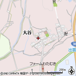 滋賀県蒲生郡日野町大谷230周辺の地図