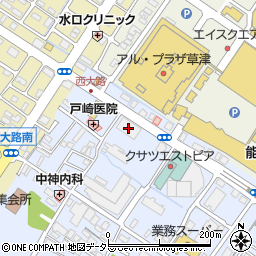 大阪ガス滋賀事業所周辺の地図