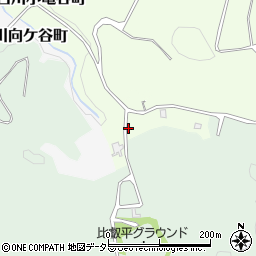 京都府京都市左京区北白川小亀谷町周辺の地図
