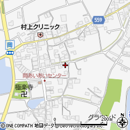 兵庫県西脇市黒田庄町岡477周辺の地図