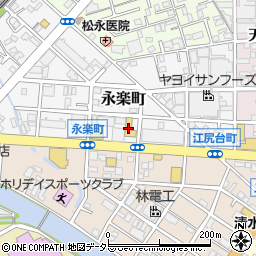 静岡ダイハツ販売清水江尻台店周辺の地図