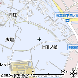 愛知県大府市長草町周辺の地図