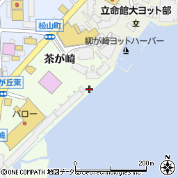 滋賀県大津市茶が崎6周辺の地図