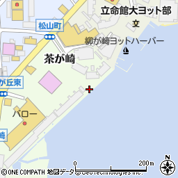 滋賀県大津市茶が崎6周辺の地図