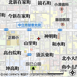 京都府京都市上京区須浜池町周辺の地図