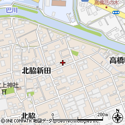 静岡県静岡市清水区北脇新田158周辺の地図