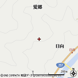 愛知県新城市愛郷柿ノ田和周辺の地図