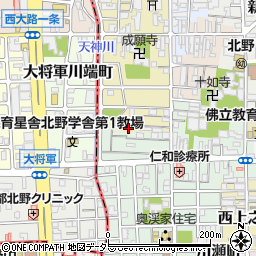 京都府京都市上京区西町190周辺の地図