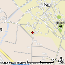 愛知県豊田市竹元町外田76周辺の地図
