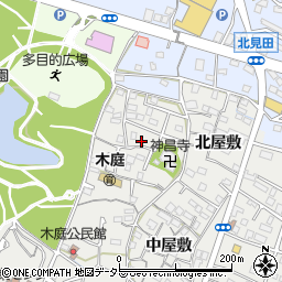 愛知県東海市富木島町峰畑周辺の地図