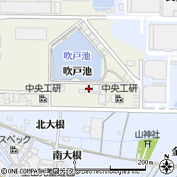 愛知県刈谷市今岡町（吹戸池）周辺の地図