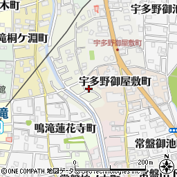 京都府京都市右京区宇多野法安寺町27-6周辺の地図