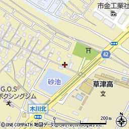 滋賀県草津市木川町967周辺の地図