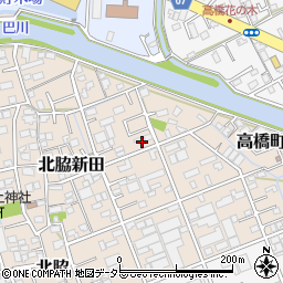 静岡県静岡市清水区北脇新田147周辺の地図