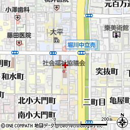 京都府京都市上京区北俵町周辺の地図