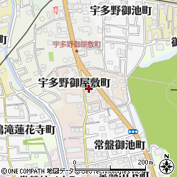 京都府京都市右京区宇多野御屋敷町11-1周辺の地図