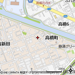 静岡県静岡市清水区北脇新田229周辺の地図