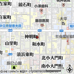 ハローワーク西陣京都西陣所庁舎周辺の地図