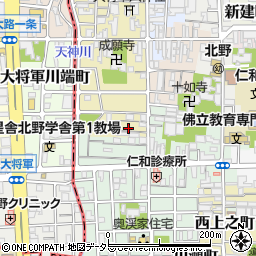 京都府京都市上京区西町174周辺の地図