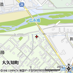 三重県四日市市大矢知町420周辺の地図
