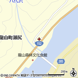 静岡県浜松市天竜区龍山町瀬尻1151-10周辺の地図