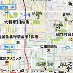 京都府京都市上京区西町178周辺の地図