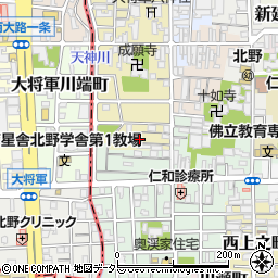 京都府京都市上京区西町177周辺の地図