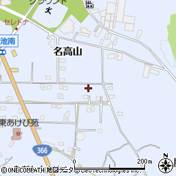 愛知県大府市横根町名高山112周辺の地図
