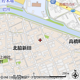 静岡県静岡市清水区北脇新田146周辺の地図