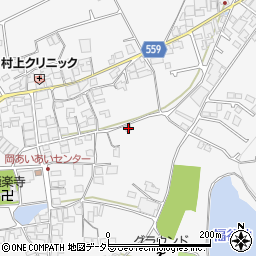 兵庫県西脇市黒田庄町岡461周辺の地図