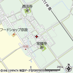 滋賀県蒲生郡日野町小谷596周辺の地図