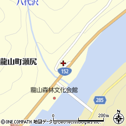 静岡県浜松市天竜区龍山町瀬尻1148周辺の地図