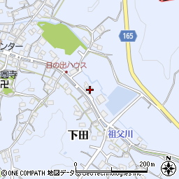 滋賀県湖南市下田262周辺の地図