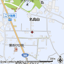 愛知県大府市横根町名高山109周辺の地図