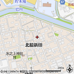 静岡県静岡市清水区北脇新田169周辺の地図
