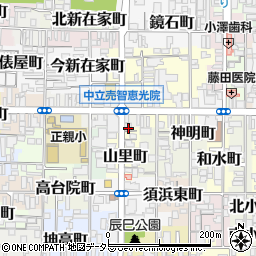 中山商事　京都支店周辺の地図