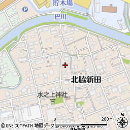 静岡県静岡市清水区北脇新田444周辺の地図
