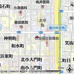 京都府京都市上京区役人町241周辺の地図