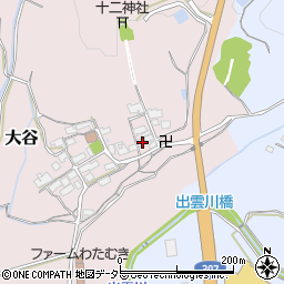 滋賀県蒲生郡日野町大谷273周辺の地図