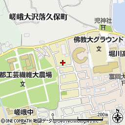 京都府京都市右京区嵯峨一本木町42-4周辺の地図