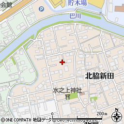 静岡県静岡市清水区北脇新田461-5周辺の地図