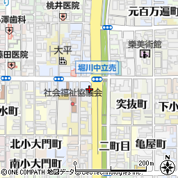 京都府京都市上京区役人町285周辺の地図