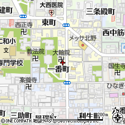 本山立本寺周辺の地図