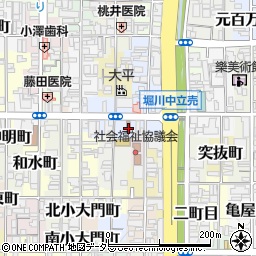 京都府京都市上京区役人町251周辺の地図